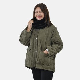 2 in 1 innovativer Infinity Schal und M&uuml;tze, Schwarz