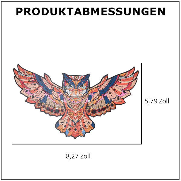 A3 Puzzle aus Holz, Wolf image number 3