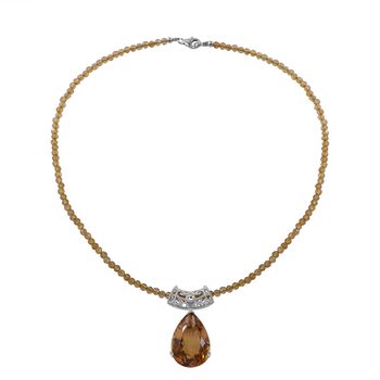 Citrin Schmuckset - 61,20 ct.