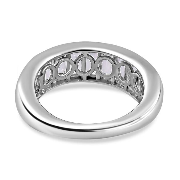 Weiße Topas Ring, 925 Silber platiniert, (Größe 21.00) ca. 2.53 ct image number 5