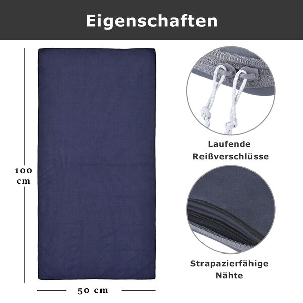 Sporthandtuch, Schwarz  image number 11