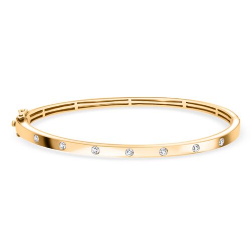 LUXURIANT DIAMOND - Lab Grown Diamant SI-GH Armreif ca. 19 cm 925 Silber Gelbgold Vermeil ca. 0.25 ct image number 0
