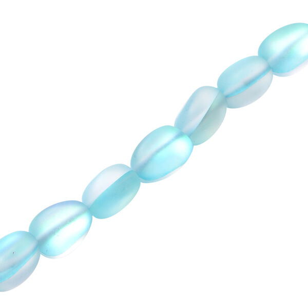 Blaue Mystic-Glas Halskette, ca. 50 cm lang, mit Magnetschloss image number 3