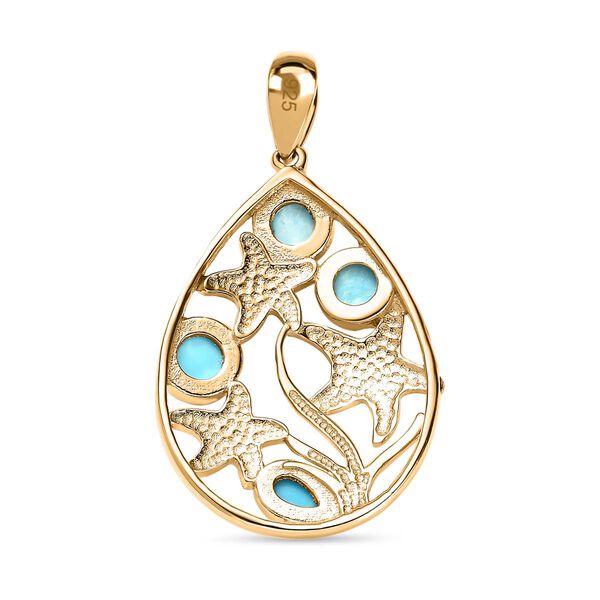 AA Sleeping Beauty Türkis-Anhänger- 1,25 ct. image number 5