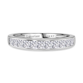 LUXURIANT DIAMOND- SGL zertifizierter VS-EF Labor Diamant Ring in 585 Weißgold - 1 ct.