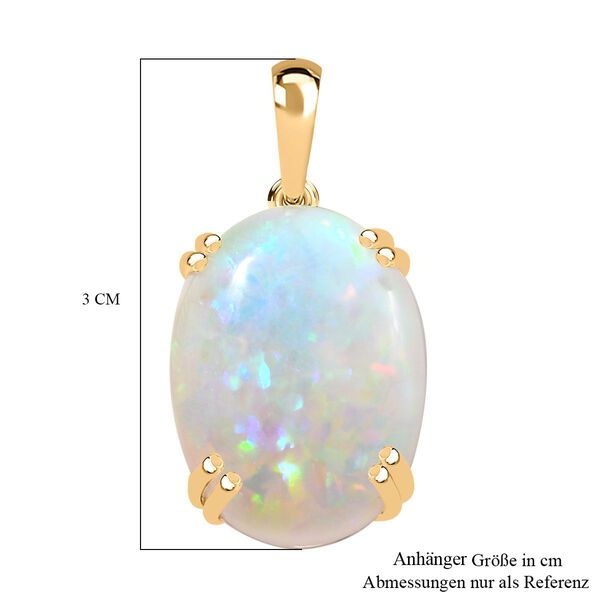 AAAA Natürlicher, äthiopischer Welo Opal-Anhänger in 585 Gold - 14,87 ct. image number 5