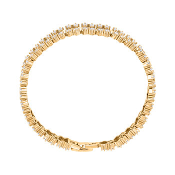 Wei&szlig;es Zirkonia Armband, 19cm