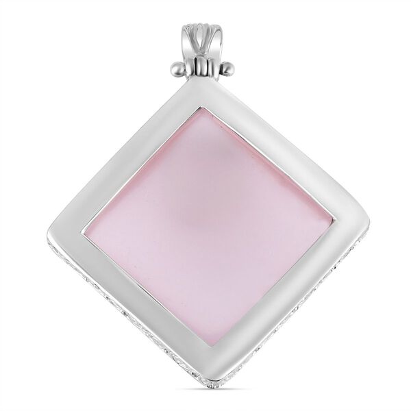 Royal Bali Kollektion - Rosenquarz Anhänger - 76,43 ct. image number 4