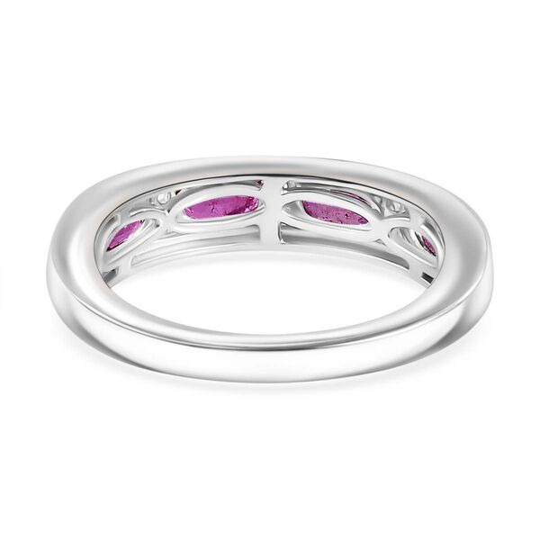 Afrikanischer Rubin und Zirkon-Ring - 1,54 ct. image number 6