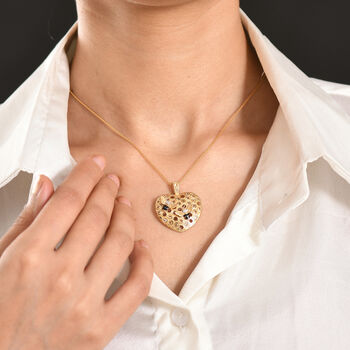 GP - Citrin Schmuckset ca. 50 cm 925 Silber 750 Gelbgold Vermeil ca. 0,90 ct.