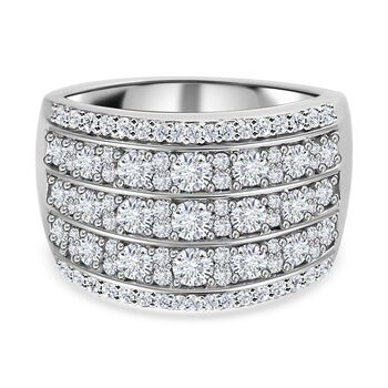Moissanit Ring - 2,43 ct.
