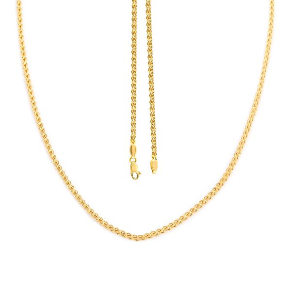 Spiga-Halskette in 585 Gold, 3,37g image number 5