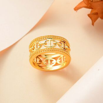 Messing Ring (Gr&ouml;&szlig;e 18.00) ca. 5,80g