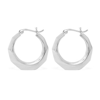 Creolen, 925 Silber rhodiniert