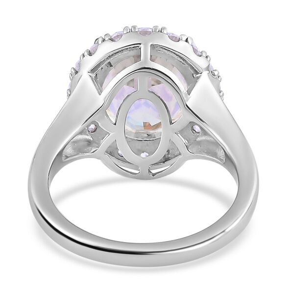 Merkur mystischer Topas und Zirkon-Ring - 5,71 ct. image number 6