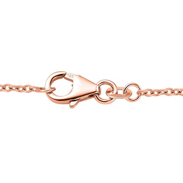 GP Kollektion - Weißer Diamant Schmuckset 925 Silber Roségold Vermeil ca. 0.75 ct image number 6