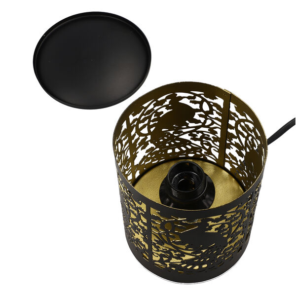 Aromatherapie, Handgefertige Eisen Lampe &auml;therischem &Ouml;l, 5ml, Pfau Muster image number 5