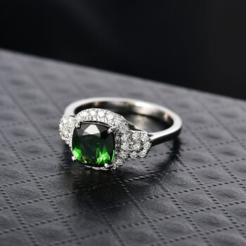 RHAPSODY AAAA Santa Rosa Turmalin und Diamant Ring in 950 Platin - 2,66 ct.