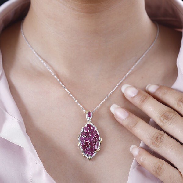 Afrikanischer Rubin-Anhänger mit 50cm Kette - 4,40 ct. image number 10