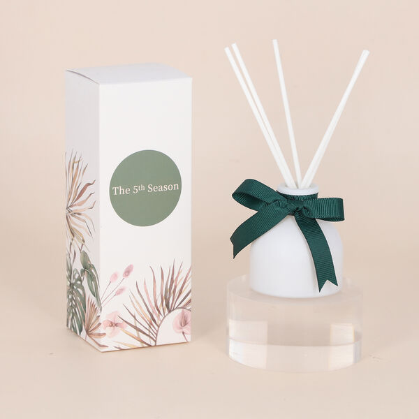 The 5th season, Raumduft in Keramikflakon, Gr&ouml;&szlig;e 7,5x5,5x3,5 cm, Wei&szlig; image number 2