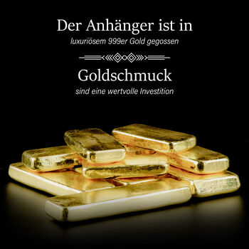 Kreuz Anh&auml;nger in 999 Gold