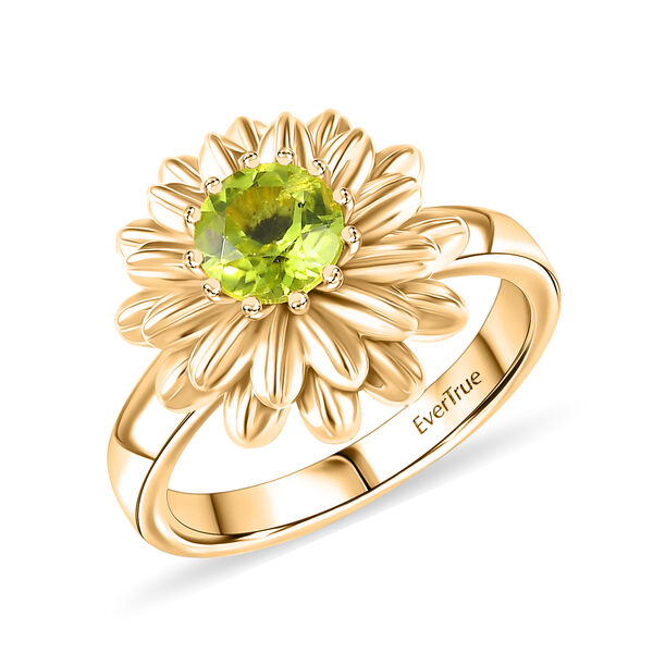 EVER TRUE Peridot Ring Nickelfreies Messing (Gr&ouml;&szlig;e 18.00) ca. 0,89 ct image number 3