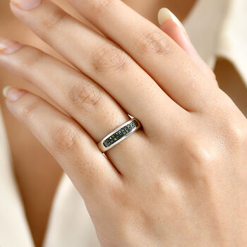 D'Joy gr&uuml;ner Diamant Ring - 0,10 ct.