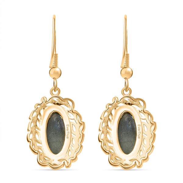 EVER TRUE AAA Labradorit Ohrringe Nickelfreies Messing ca. 4,68 ct. image number 5