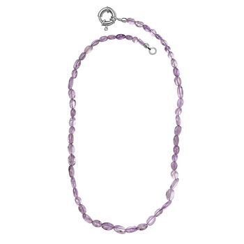 Rosa Amethyst Halskette, 45 cm - 85 ct.