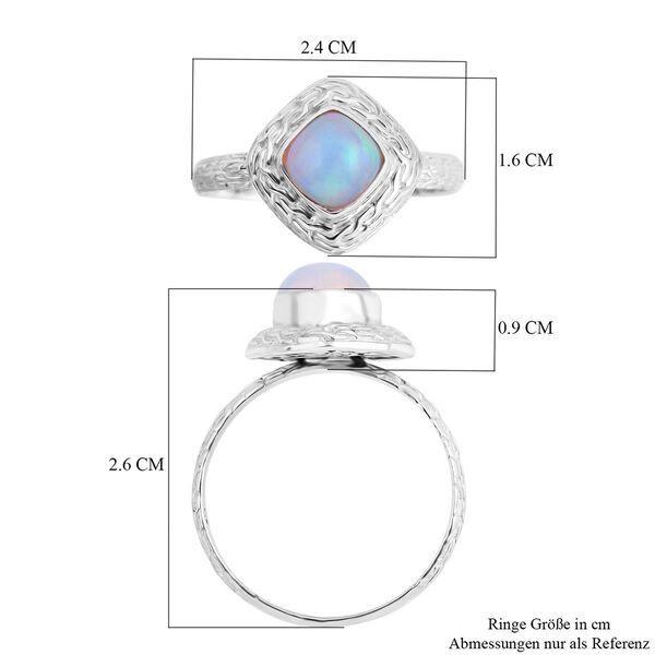 Royal Bali Kollektion - Natürlicher, äthiopischer Welo Opal-Ring - 1,07 ct. image number 5