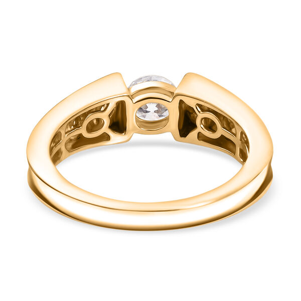 D'Joy Moissanit Ring, 925 Silber 750 vergoldet - 0,59 ct. image number 6