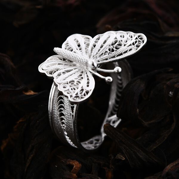 Royal Bali Kollektion- Schmetterlingsring image number 1