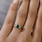 Grandidierit Ring 925 Silber vergoldet  ca. 0,77 ct image number 2