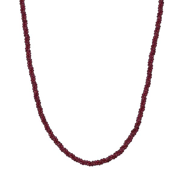 Rhodolith Granat Halskette, 60cm - 100 ct. image number 4