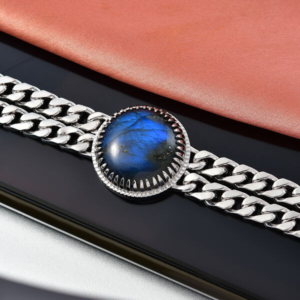 EVER TRUE Labradorit Armband ca. 20 cm Nickelfreies Messing ca. 35,60 ct. image number 1