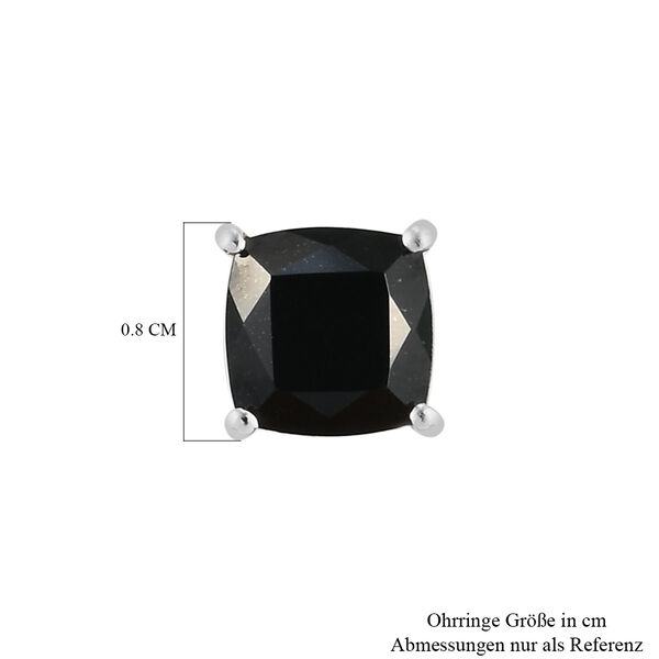 Schwarze Turmalin-Ohrstecker - 3,29 ct. image number 5