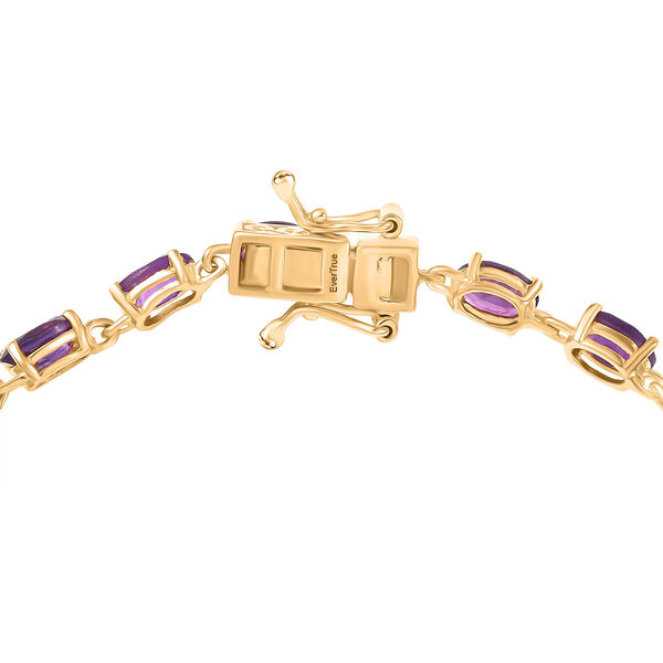 EVER TRUE Afrikanischer Amethyst Armband ca. 19 cm Nickelfreies Messing ca. 9.85 ct image number 3