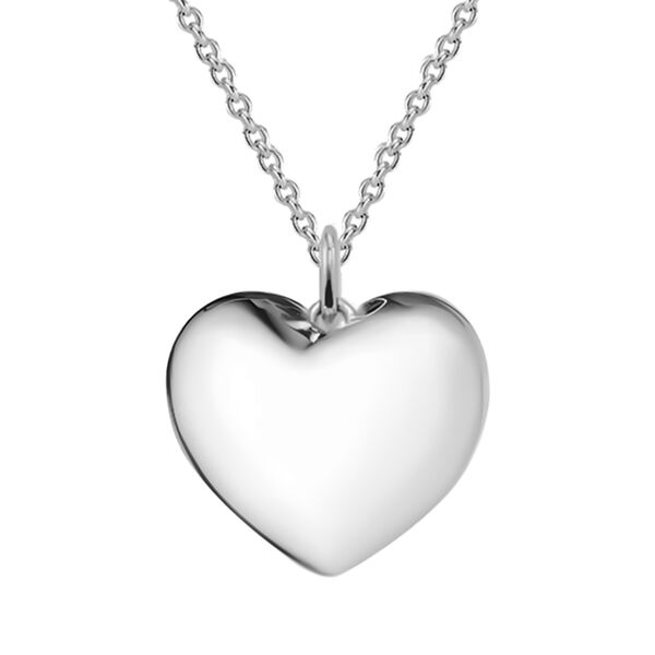 Herz Anh&auml;nger mit Kette im Schmuckset, 925 Silber ca. 3,50g