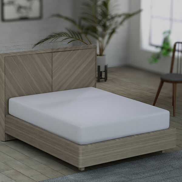 SERENITY NIGHT: Spannbettlaken aus 100% Bambus, 150x200x30 cm, Elfenbeinfarben