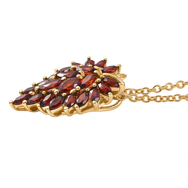 EVER TRUE Mosambik Granat Schmuckset ca. 50 cm ca. 2.67 ct image number 3