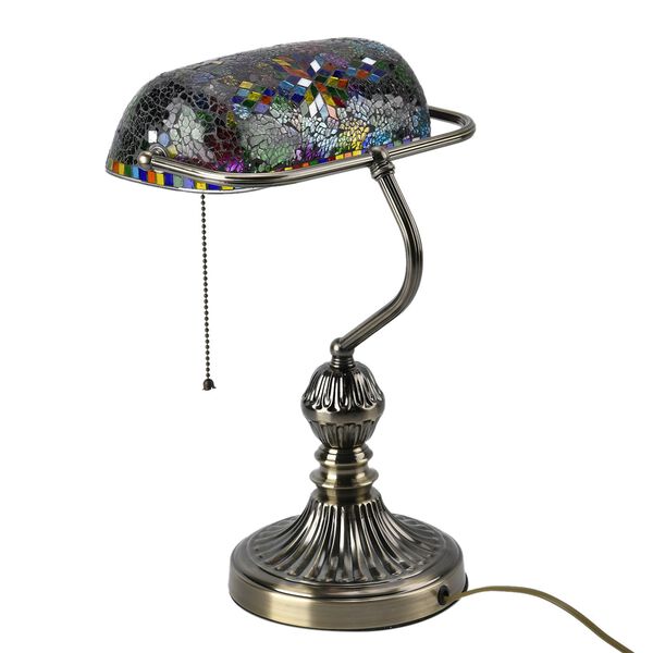 Mosaik Tischlampe, gr&uuml;n/rot image number 7