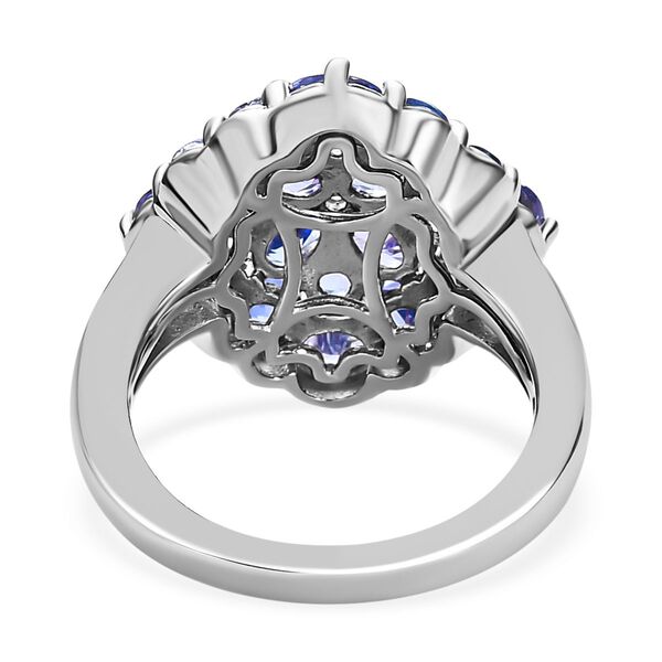 Tansanit Cluster Ring - 2,37 ct. image number 6