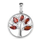 Roter Granat Anhänger 925 Silber