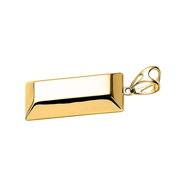 Classic Goldbarren-Anh&auml;nger in 375 Gelbgold image number 4