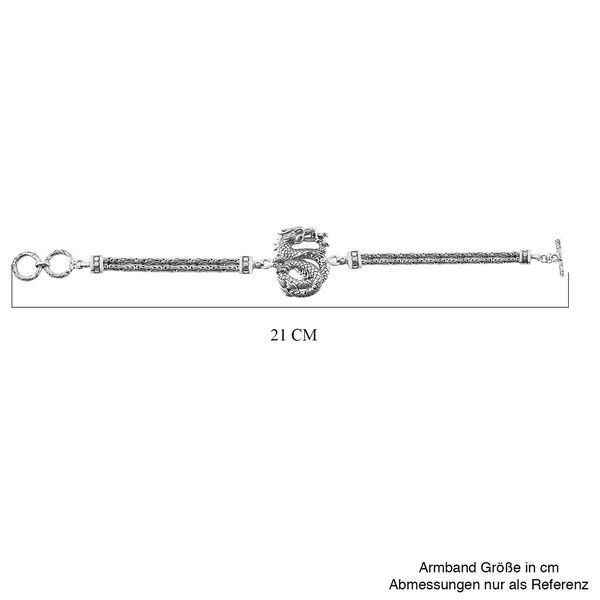 Royal Bali - 925 Silber Armband, ca. 19 cm, ca. 23,29g image number 5