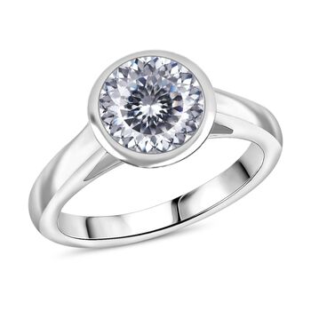 Moissanit Ring - 1,82 ct.