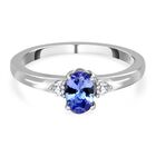 3er-Set- AA Tansanit und Zirkon Ring, Ohrstecker und Anhänger - 1,85 ct. image number 3