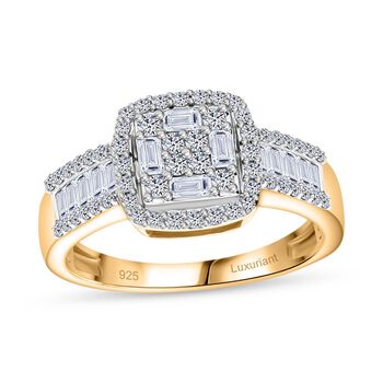 LUXURIANT SGL zertifizierter VS-EF Labor Diamant Ring - 1 ct.
