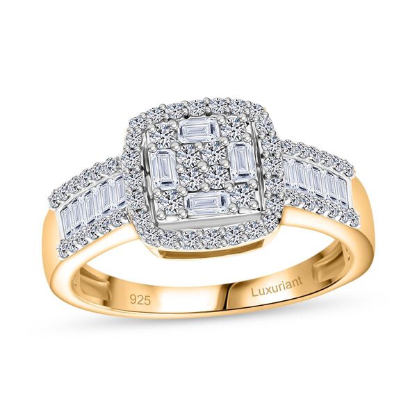 LUXURIANT SGL zertifizierter VS-EF Labor Diamant Ring - 1 ct. image number 2