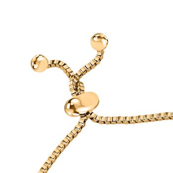 Flexible Champagner Zirkonia-Halskette, 45-66cm